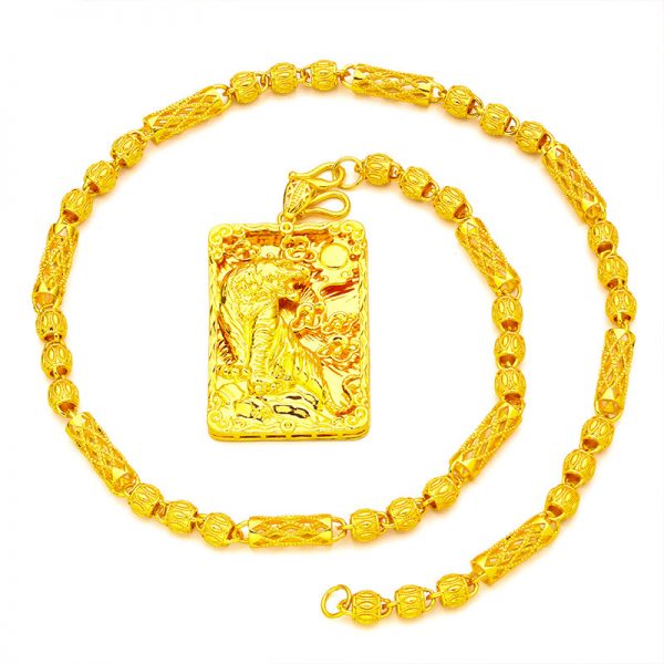 Men's Domineering Pendant Chain Tiger Pendant